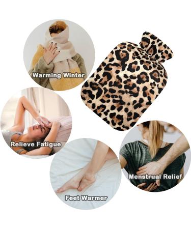 Buy Naanle Leopard Pattern Hot Water Bottle - 2L Transparent Bed Warmer for Pain Relief & Cold Therapy - Buy Online on GoSupps.com
