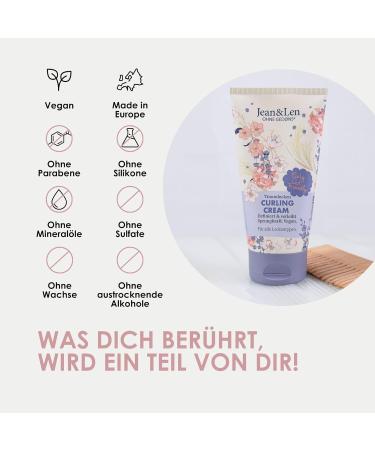 Jean & Len Traumlocken Curl Cream Rice Water & Acai Berry All Curl Types for Defined & Bouncy Curls Paraben Silicone & Sulfate Free Vegan 150 ml - Buy Online on GoSupps.com