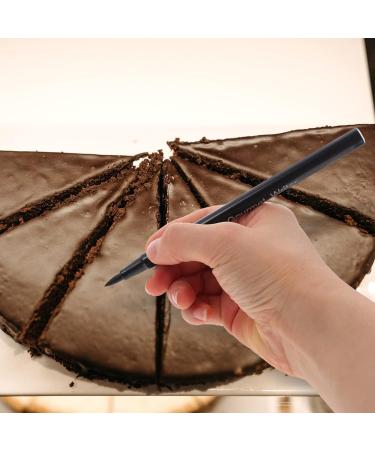 Cabilock 2pcs Can Be Food Coloring Pen White Marker Food Colour Pens White Icing Pens Baking Markers Plastic Black White - Buy Online on GoSupps.com