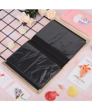 30 Pages Perfect Nail Stickers & Artificial Nails - Portable Folding Storage Book Organizer for Fiberglass & Silk Collection (Gold & Silver Options) - Buy Online on GoSupps.com