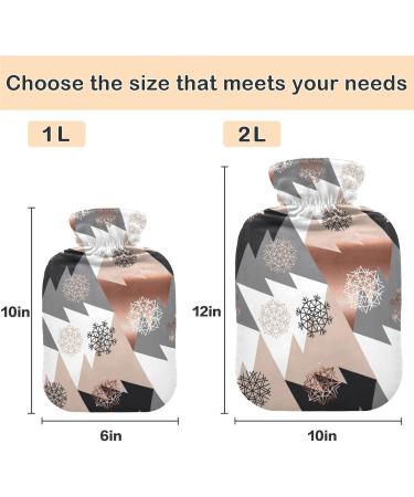 Naanle Christmas Tree Heat Bottle - 1L Transparent Hot Water Bottle for Pain Relief & Cold Therapy - Bed & Hand Warmer - Buy Online on GoSupps.com