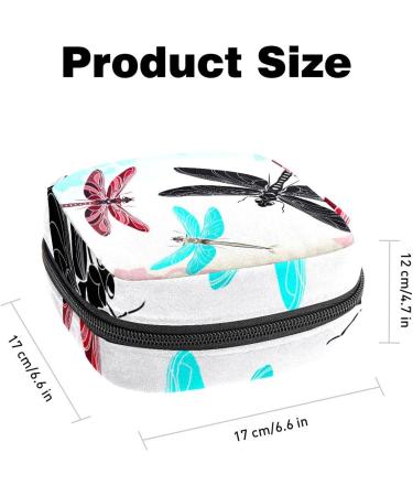 GIAPB Period Bag Period Pouch Storage Travel Makeup Bag - Butterfly Flower Design - Buy Online on GoSupps.com