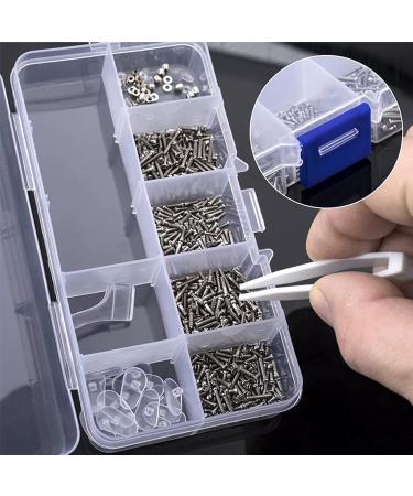 Eyeglass Repair Kits Glasses Repair Tool with Glasses Screws Silicone Nose Pad Tool Eye Glasses Repairing Set - Buy Online on GoSupps.com
