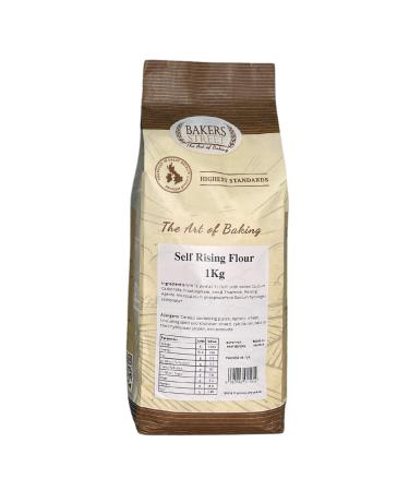 Bakers Street | Premium Quality Self Raising White Wheat Cake Flour 1kg | Perfect For Baking Cake or Crumpets |