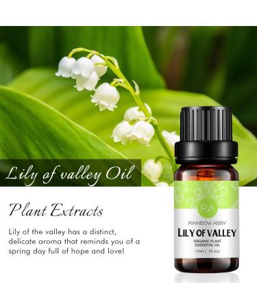 Lily of Valley Essential Oil - 100% Pure Organic Natural Oil for Diffuser Aromatherapy & Skin Care - 10ML - Buy Online on GoSupps.com