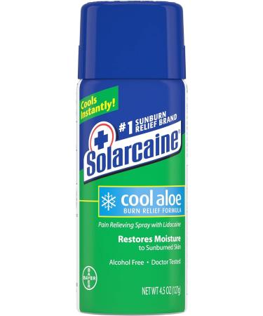 JL JIA LE Solarcaine Burn Relief 4.5 oz Spray Can | Fast Pain Relief for Burns - Buy Online on GoSupps.com