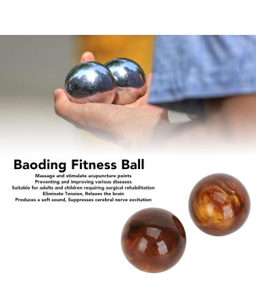 Baoding Balls - Coral Fitness Massage Balls for Stress Relief & Manual Power Improvement | 2 Pieces for Chinese Health Exercises - Buy Online on GoSupps.com
