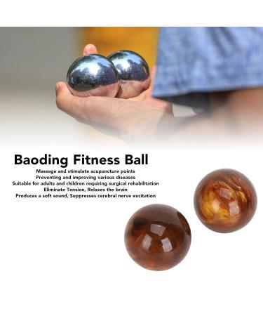 2 Inch Handmade Coral Baoding Fitness Ball - Stress Relief & Acupuncture Massage for Flexible Stretching - Buy Online on GoSupps.com