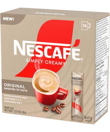 NESCAFE Simply Creamy Instant Coffee Single-serve Sachets Contains Instant Coffee & Coffee Creamer 100% Responsibly Sourced Coffee 6 Boxes 0.9 kg - Buy Online on GoSupps.com