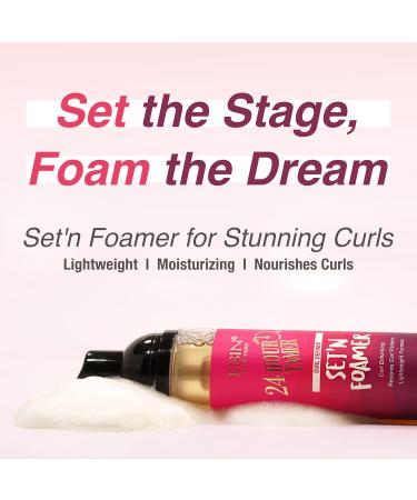 24 Hour Tamer Set'n Foamer Curl Definer 3.38oz/ 100ml - Define Curls & Waves Enhance Volume & Shine Soft Finish with Lightweight Texture Restoring Curl Patterns Nourishes Curls No Flake 3.38 Fl Oz (Pack of 1) Curl Definer - Buy Online on GoSupps.com