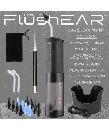 KamyCare FlushEAR: Water-Powered Ear Cleaner - Electric Ear Wax Removal Kit with 3 Pressure Settings - Safe, Effective, and Easy to Use - Buy Online on GoSupps.com