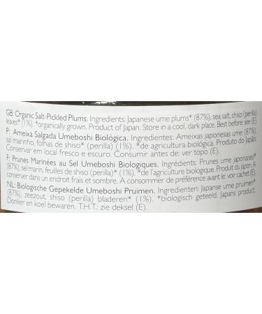 Clearspring Organic Japanese Umeboshi Plums 200g - Pack of 1 - Buy Online on GoSupps.com