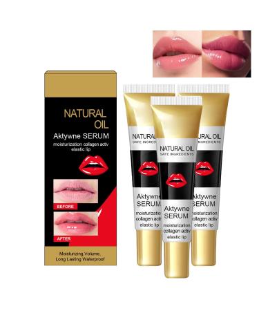 EXQST Collagen Elastic Lip Serum, Moisturizing, Lip Plumper, Waterproof, Hydrating, Long Lasting, Lip Plumping Oil, Nourish Lip Skin