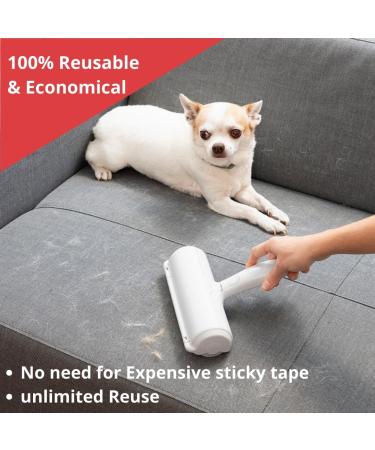 Quality-mart Pet Hair Remover Roller | Reusable Dog & Cat Hair Cleaner for Floors Sofas Carpets Clothes & Car Seats - Easy & Self-Cleaning - Buy Online on GoSupps.com