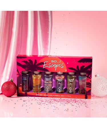 So ... Escapes Body Mist Set - Perfumes for Women - Everyday Body Spray for Women - Vegan Cruelty Free Fragrances - Travel Size Gift Set - 6 pcs 6 Fl Oz (Pack of 1) - Buy Online on GoSupps.com