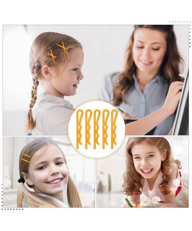 48 Metal-Free Bobby Pins with Sturdy Wave Design in Brown - Hair Grip Pins for Women & Girls | Includes Storage Box - Buy Online on GoSupps.com