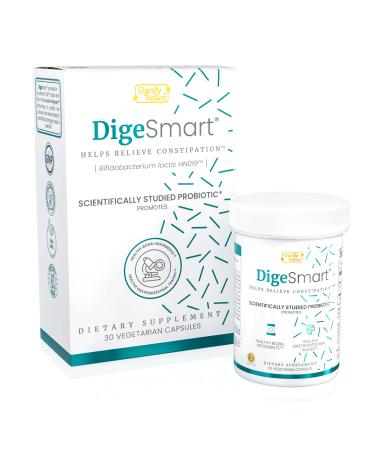 DigeSmart Constipation Relief for Adults-Bloating Probiotics for Women and Men | Gas Relief Immune Supplement Gut Health Probiotics Digestive Health |Clinically Tested |30 Constipation Capsules
