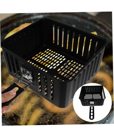 Toddmomy 2 Pcs Square Baking Basket Air Fryer Mesh Basket Wire Mesh Fry Basket Chip Frying Metal Baskets Fried Food Basket Air Fry Basket Snack Basket Electric Storage Basket Carbon Steel 38X22.8CMx2pcs Blackx2pcs - Buy Online on GoSupps.com