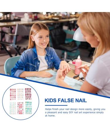 minkissy Adhesive Manicure Favors Supplies False Tips Winter Press Decor Women Fashion Kits Diy Nail with Xmas Nails Short Girls Tabs Snowflake Fingernail Party Full Fake Cover for Decals - Buy Online on GoSupps.com