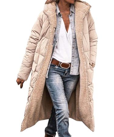Hanxiulin Women's Fleece Plush Jacket - Warm Fluffy Zipper Sweater with Hood - Cozy Wool Cardigan for Winter - Buy Online on GoSupps.com