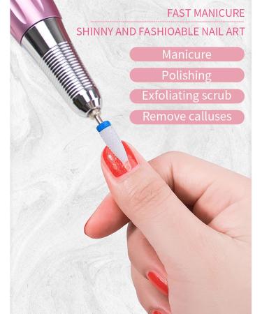 Electric Nail Drill 35000 RPM Compact Efile Electrical Professional Nail File Kit with Foot Pedal for Acrylic Gel Nails Manicure Pedicure Polishing Shape Tools Design for Home Salon Use Grey - Buy Online on GoSupps.com
