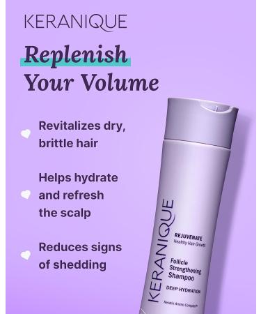Deep Hydration Hair Growth Keratin Shampoo - Paraben/Sulfate Free 16 Oz | Keranique | Made in USA - Shop Now for Healthy Hair - Buy Online on GoSupps.com