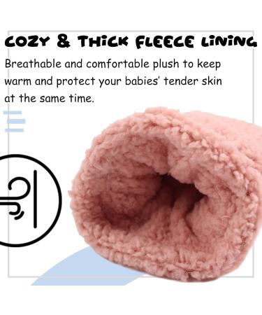 Pesaat Double Layer Fleece Baby Gloves - Anti-Scratch Mittens for Boys and Girls 6-12 Months (3pcs) - Winter Infant Toddler Warm Mittens - Buy Online on GoSupps.com