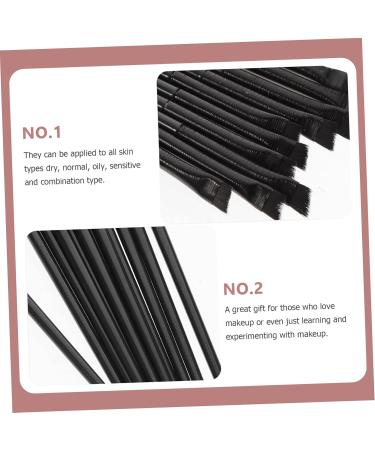 Baluue 48 Pcs Eyeliner Brush Eye Shadow Brush Liner Brush for Eyes Concealer Brush Makeup Tool Black - Buy Online on GoSupps.com