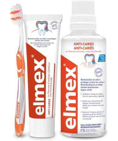 Elmex Toothpaste 4 Pack (4 x 75 ml) Trusted Oral Care for Healthy Teeth | International Shipping Available - Buy Online on GoSupps.com
