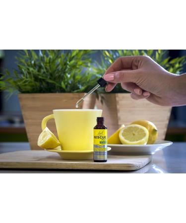 Rescue Remedy Plus B Vitamin Drops (20ml) Lemon & Elderflower - Vegan Formula for Emotional Wellness and Mental Performance - Buy Online on GoSupps.com