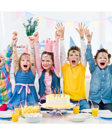 Anime Cartoon Temporary Tattoos Stickers - Kids Birthday Party Favor Decorations - 20 Sheets - Buy Online on GoSupps.com