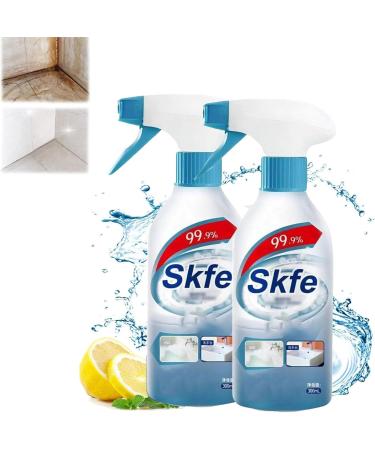 Skfe Cleaner Skfe Bathroom Cleaning Spray Stubborn Stain Cleaner Multi-Purpose Cleaning Spray for Bathroom Toilet Shower 2pcs