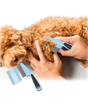 2PCS Flea Comb Flea Comb for Dogs Flea Comb for Cats Cat Flea Comb Dog Flea Comb Flea Comb for Kittens Cat Flea Comb Dog Flea Comb for Small Dogs Flea Combs for Cats Dogs - Buy Online on GoSupps.com