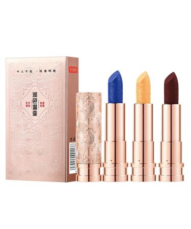Buy 3 Colors Magic Lipstick Set Color Changing & Matte Long Lasting & Waterproof 24-Hour Original Labiales Magicos International Shipping Available - Buy Online on GoSupps.com