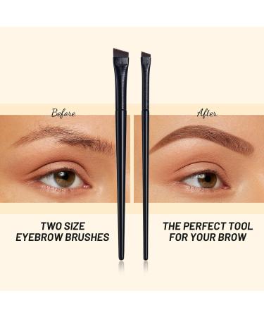 BS-MALL Extra Thin Eyebrow and Eyeliner Brushes - Pack of 2 - Buy Online on GoSupps.com