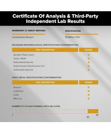 Lactobacillus Reuteri Probiotic Supplement 30 Billion CFU 240 Tablets Probiotics for Men & Women Supports Digestive & Gut Health Vegan Friendly Gluten Free Non-GMO (240 Lactobacillus Reuteri) Lactobacillus Reuteri 1 Count  - Buy Online on GoSupps.com