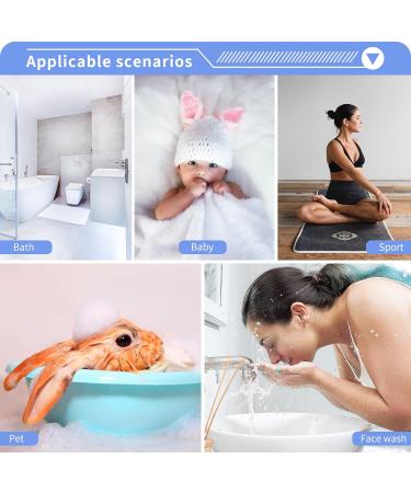 Vnurnrn Orange Cotton Washcloths Set - Soft & Absorbent Towels for Bathroom & Travel (2 Pack) - Buy Online on GoSupps.com