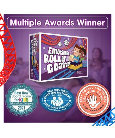 Emotional Rollercoaster: Anger Management Board Game for Kids & Families | Therapy Learning Resources | Anger Control Card Game - Ages 4-12 - Buy Online on GoSupps.com