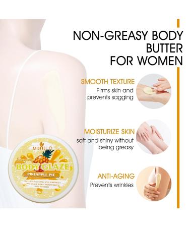 Body Glaze Body Butter Donut 3.5 oz Body Cream Leaves Skin Soft Magnesium Cream New Body Glaze Deeply Moisturizes Skin for Body (B Set) 3.5 Ounce (Pack of 1) - Buy Online on GoSupps.com