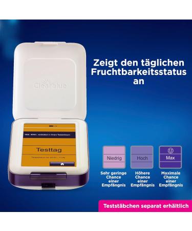 Clearblue Fertility Monitor Refill Pack 33 Tests (30 Ovulation & 3 Pregnancy Tests) | Accurate Cycle Tracking for Women Ship Internationally - Buy Online on GoSupps.com