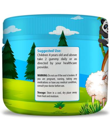 Infusions Calm Magnesium Gummies for Kids - 90 Count Vegan Non-GMO Healthy Muscle & Bone Energy Support - Buy Online on GoSupps.com