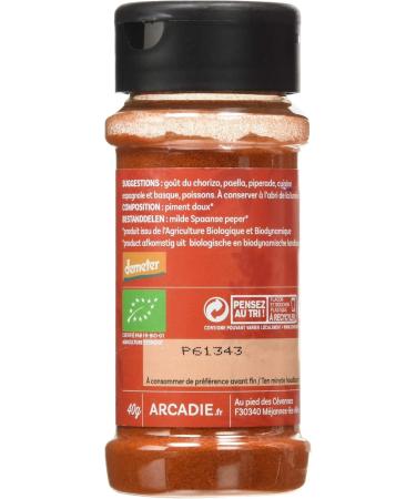Cook - ORGANIC - Sweet Spanish Pepper Powder 40g 1 Unit - Buy Online on GoSupps.com