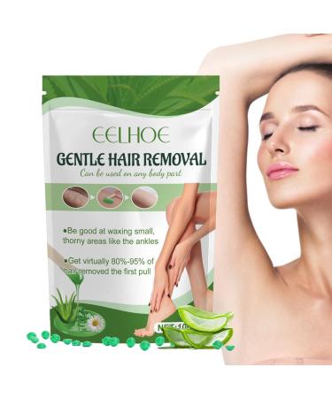 Wax beads for hair removal - wax beans for coarse hair removal for sensitive skin with pure aloe hard wax pearls for face eyebrows legs bikini Brazilian wax pologmase
