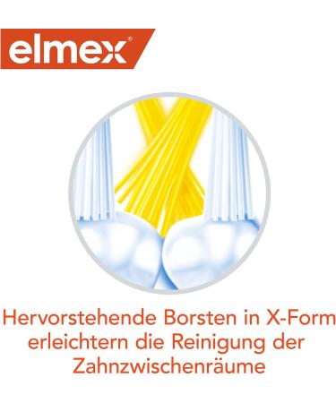 Elmex Junior Toothbrush 6-12 Years - Soft Bristles Pack of 6 | Gentle Care for Kids' Changing Teeth - Buy Online on GoSupps.com