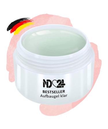 Builder Gel Clear Thick Viscosity - UV Nail Gel - Made in Germany (30ml)