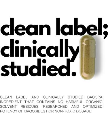 FOLIUS LABS Bacopa Monnieri Capsules 750mg Herbal Supplement with 40% Bacosides Bacopa Monnieri - Helps to Support Memory and Cognitive Ability 120 Capsules - Buy Online on GoSupps.com