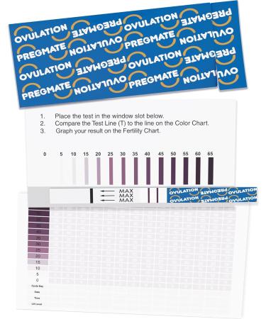 Pregmate 100 Ovulation Test Strips - LH Result Predictor Kit (100 Count) - Buy Online on GoSupps.com