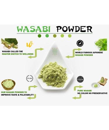 Dualspices Japanese Wasabi Powder 3.2 Oz (90g) Extra Hot - 100% Pure - Buy Online on GoSupps.com