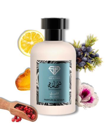 Shahamah Al Lail - Non-Alcoholic Parfum for Men | Spicy Citrus Woody Perfume | Arabian Perfumes from Dubai 3.4 Fl. Oz.