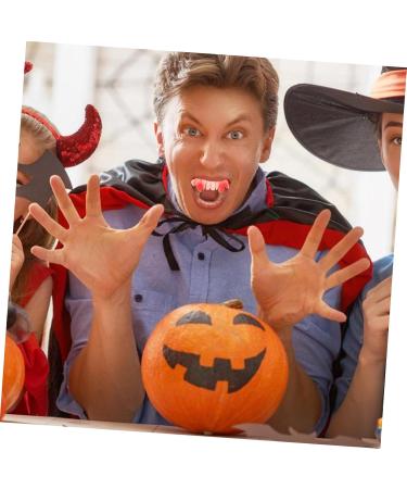 Pretyzoom Fake Dentures - 10 Pieces of Artificial Ugly Teeth for Halloween Cosplay | Funny PVC False Teeth - Buy Online on GoSupps.com